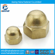 Brass plated cap nut M6 M8 M10